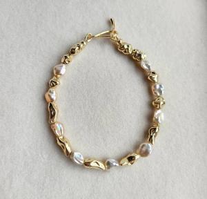 [DEMO PRODUCT] Kaiteriteri Bracelet - Genuine Freshwater Baroque Pearls