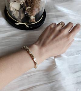 [DEMO PRODUCT] Kaiteriteri Bracelet - Genuine Freshwater Baroque Pearls